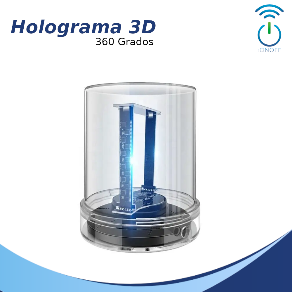 Ventilador Proyector Holograma 3D / 360 grados, iOnOff Automatización de  Casas, Smart Home